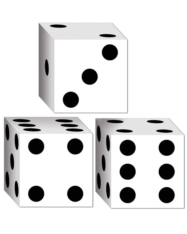Casino Dice Favour Boxes Pack of 3