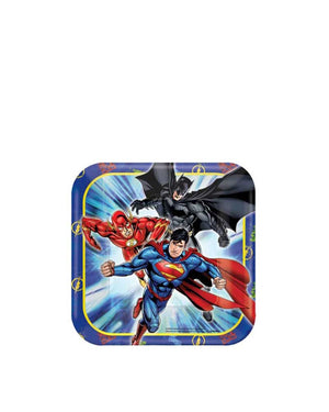 Justice League 18cm Plates Pack of 8