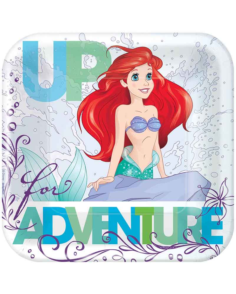 Disney Ariel Dream Big 18cm Plates Pack of 8