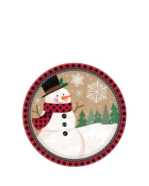 Christmas Winter Wonder 18cm Party Plates Pack of 8