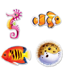 Under the Sea Fish Cutouts Pack of 4