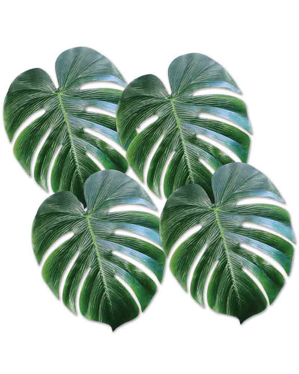 Tropical Palm Leaves Pack of 4