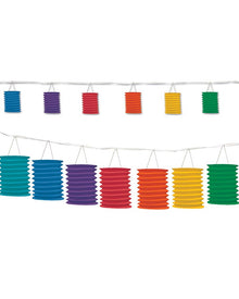 Rainbow Lantern Garland