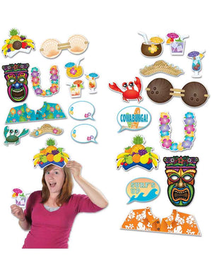 Luau Photo Fun Signs Pack of 12