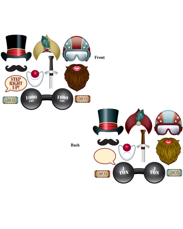 Vintage Circus Photo Fun Signs Pack of 11
