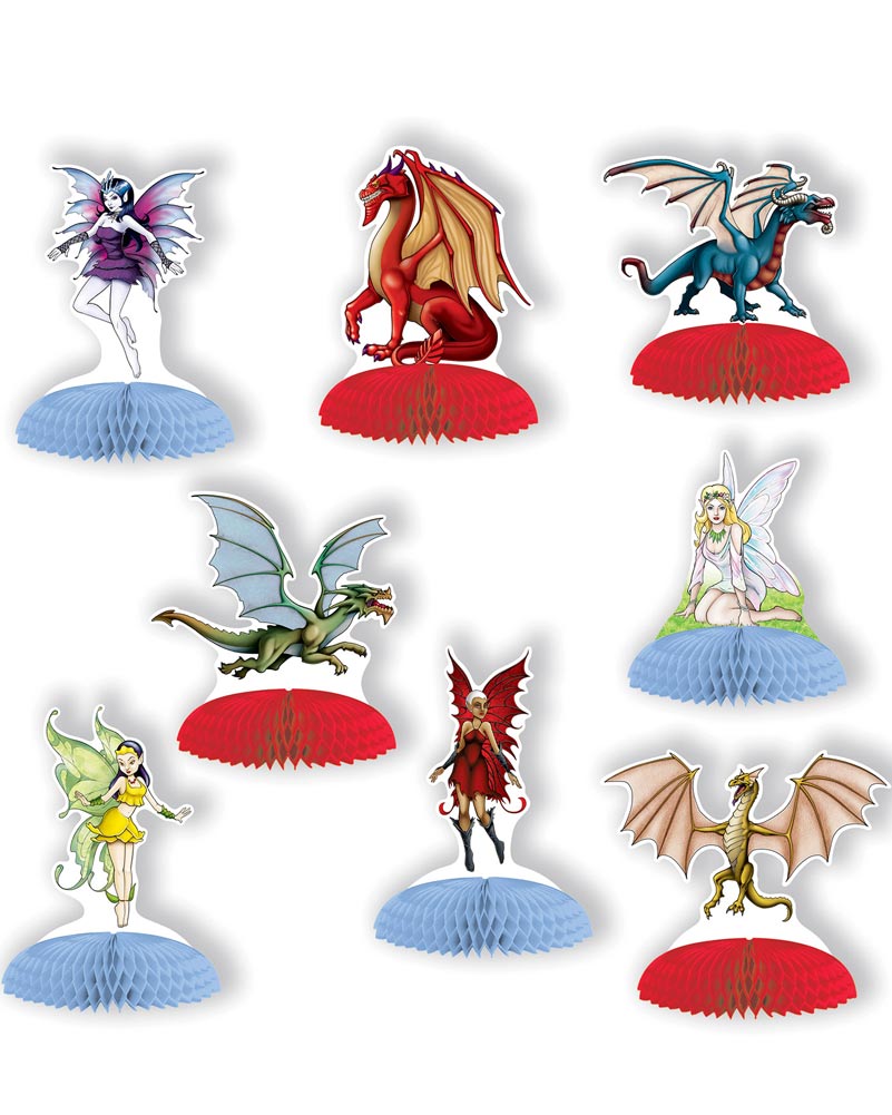 Fantasy Mini Centerpieces Pack of 8