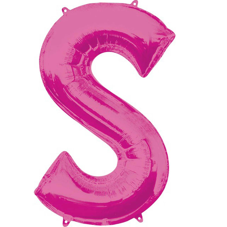 SuperShape Letter S Pink L34