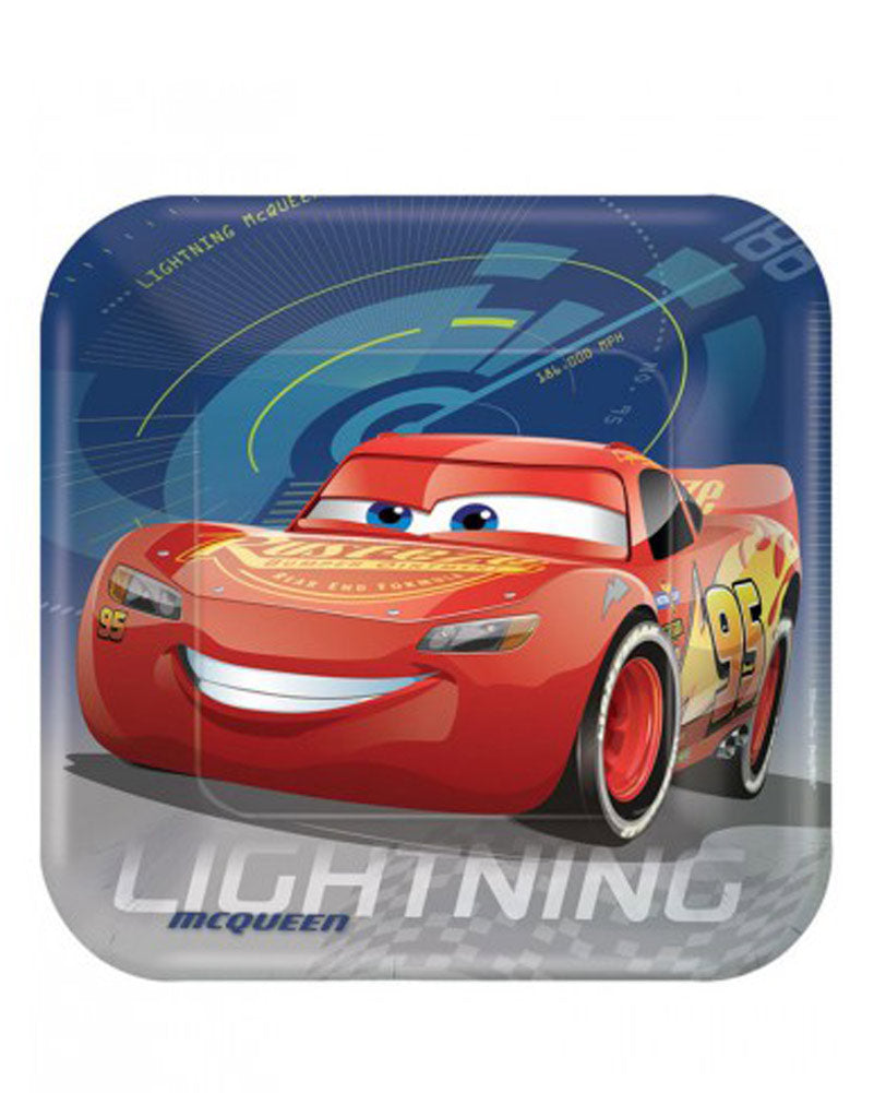 Disney Cars 3 23cm Paper Plates Pack of 8