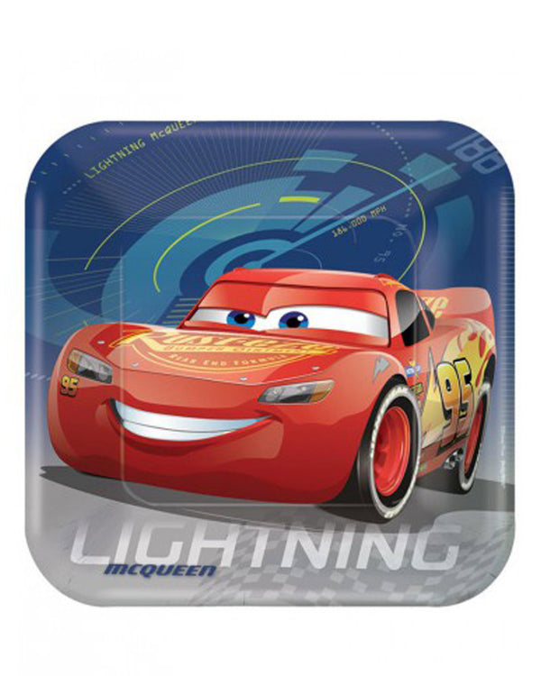 Disney Cars 3 23cm Paper Plates Pack of 8