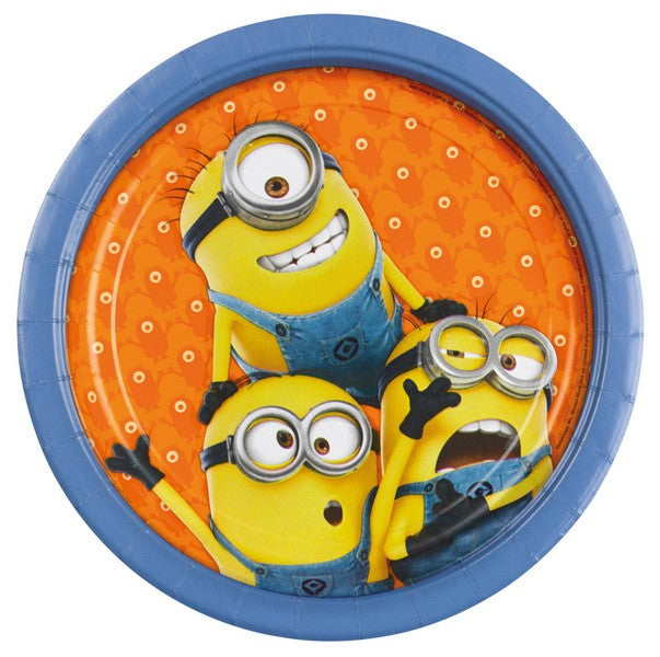 Minions 23cm Paper Plates Pack of 8