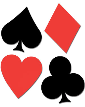 Playing Card Suit Cutouts Pack of 4