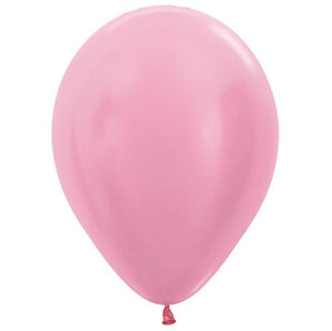 Sempertex 12cm Satin Pearl Pink Latex Balloons 409 Pack of 50