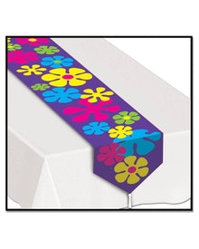 60s Retro Flowers Table Runner