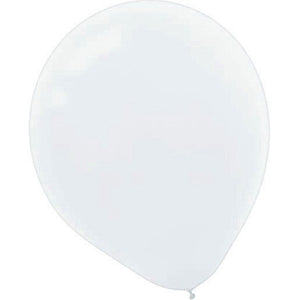 Latex Balloons 12cm 50 Pack White Pack of 50