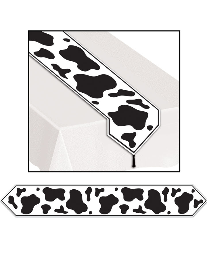 Cow Print Table Runner