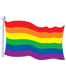 Rainbow Flag Cutout