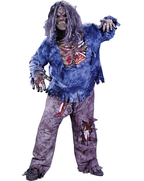 Complete Zombie Mens Plus Size Costume