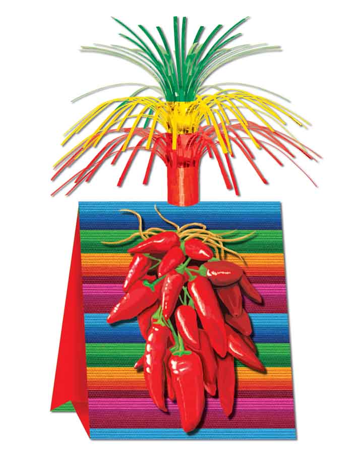 Mexican Serape Chili Centrepiece
