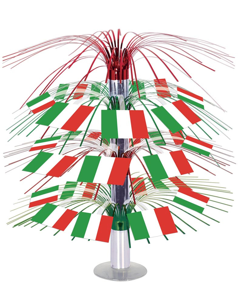 Italian Flag Cascade Centrepiece