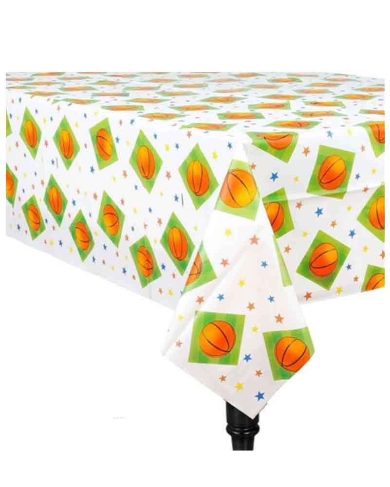 Basketball Fan Plastic Table Cover