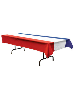 Red White and Blue Patriotic Plastic Tablecover