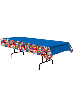 International Flags Plastic Tablecover
