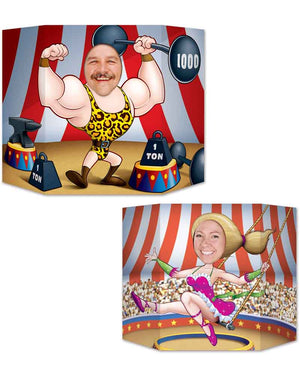 Circus Double Sided Photo Prop