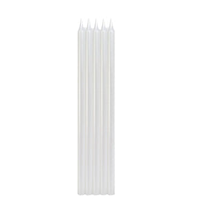 Iridescent Taper Candles Pack of 10