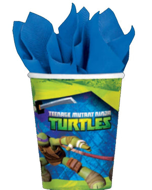 Teenage Mutant Ninja Turtles 266ml Paper Cups Pack of 8