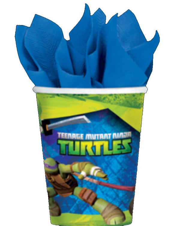 Teenage Mutant Ninja Turtles 266ml Paper Cups Pack of 8