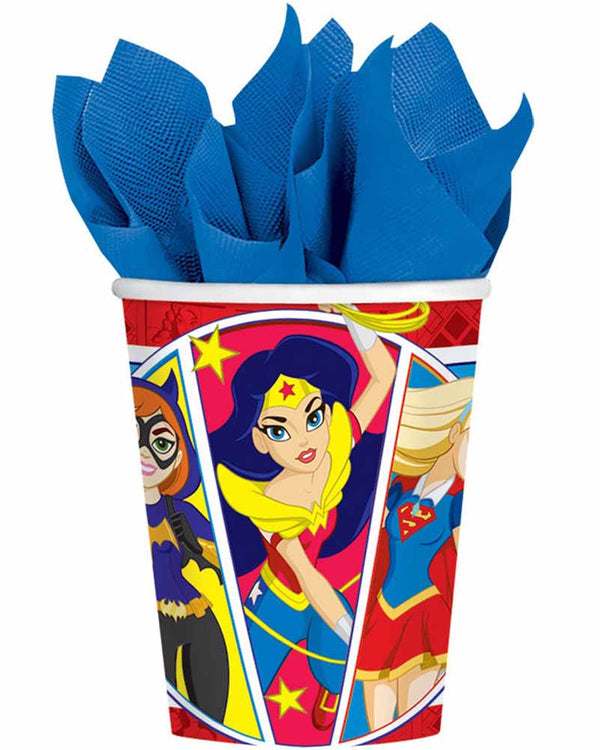 DC Super Hero Girls 266ml Party Cups Pack of 8