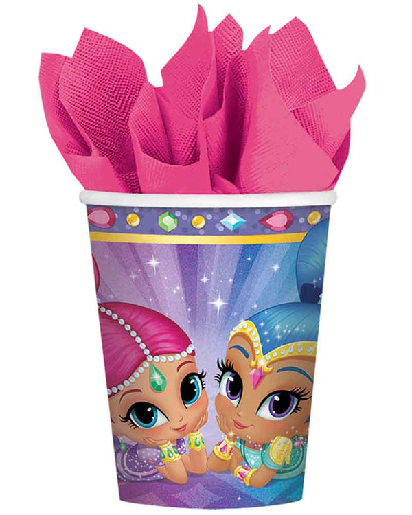 Shimmer and Shine 266ml Cups Pack of 8