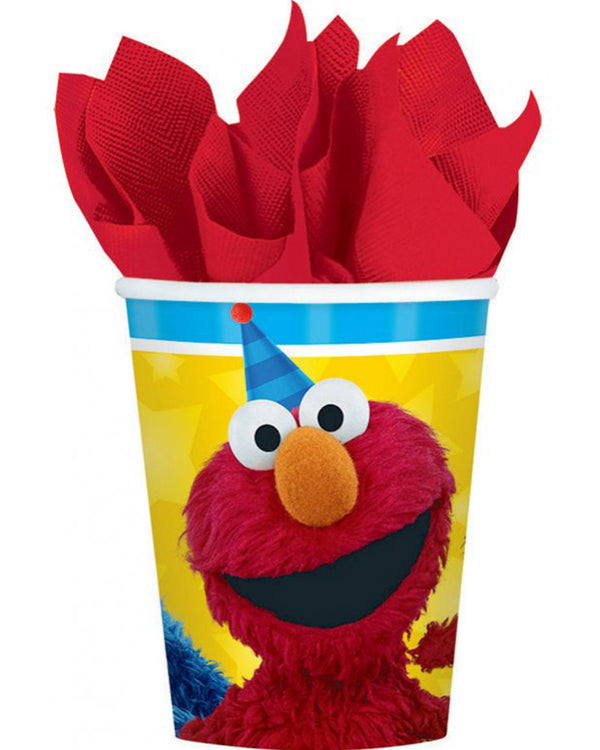 Sesame Street Paper Cups 266ml Pack of 8