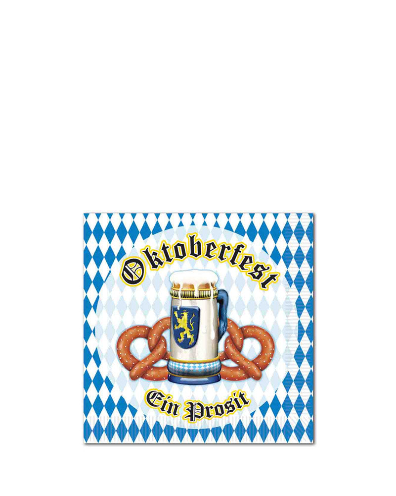 Oktoberfest Beverage Napkins Pack of 16