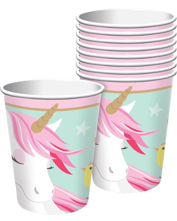 Magical Unicorn 266ml Cups Pack of 8