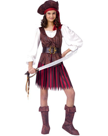 High Seas Buccaneer Girls Costume