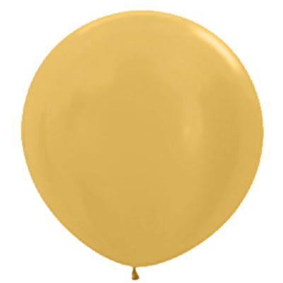 Sempertex 90cm Metallic Gold Latex Balloons 570, 2PK Pack of 2