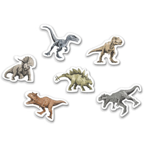 Jurassic Into The Wild Shaped Erasers Pack of 6