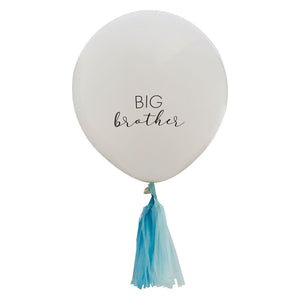 Hello Baby Balloon Big Brother White Pack of 3