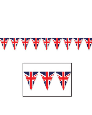British Union Jack Pennant Banner