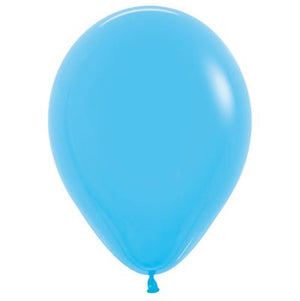 Sempertex 30cm Fashion Blue Latex Balloons 040, 100PK Pack of 100