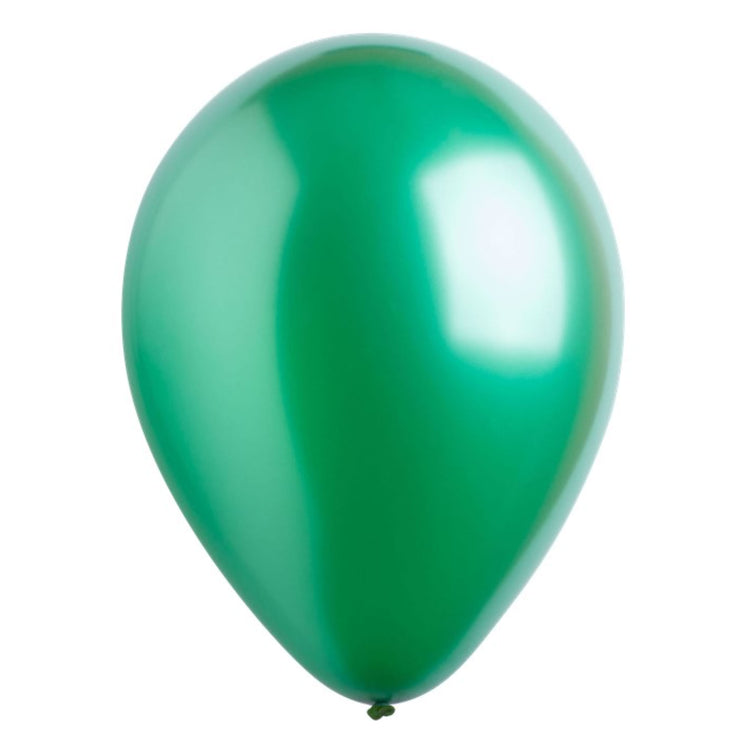 Latex Balloons 30cm Bulk Pack 200CT Metallic Green