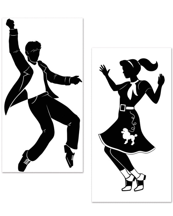 60s Rock and Roll Cutouts 2 Pack