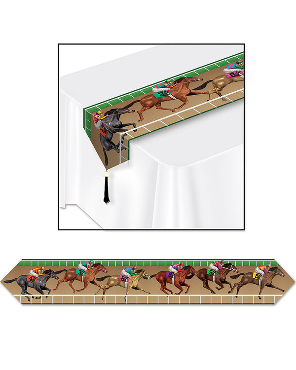 Horse Racing Printed Table Runner