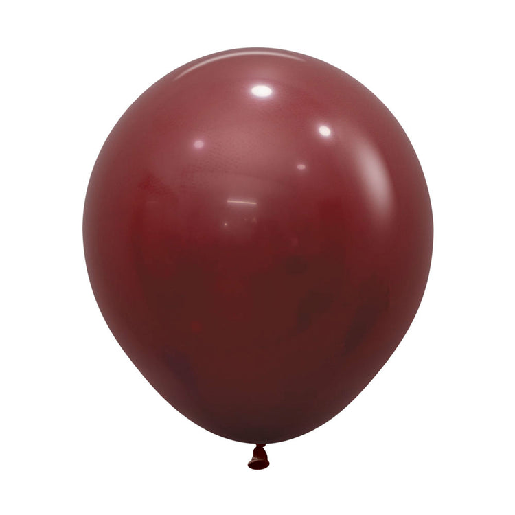 Sempertex 45cm Fashion Merlot Latex Balloons 018 6PK