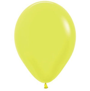 Sempertex 12cm Neon Yellow Latex Balloons 220 Pack of 50