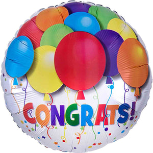 45cm Standard HX Bold Congratulations Balloons