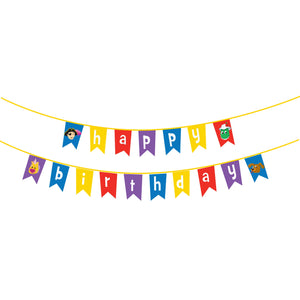 The Wiggles Party Happy Birthday Pennant Banner 4.5m