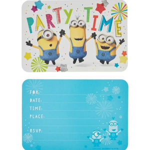 Despicable Me Postcard Invitations Pack of 8