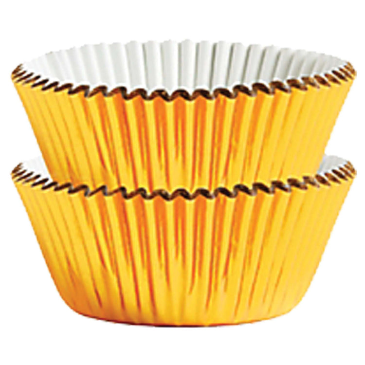 Mini Cupcake Cases Gold - Foil Pack of 75